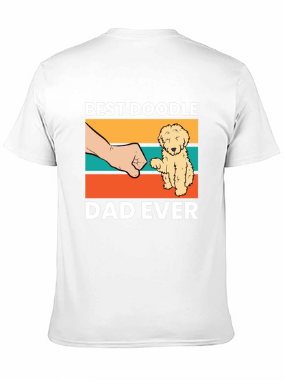 Camiseta Negra Best Doodle Dad Ever