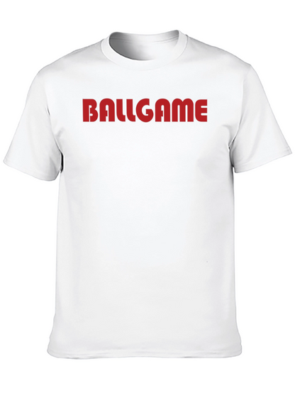 Camiseta Negra Hombre BALLGAME Estilo Casual