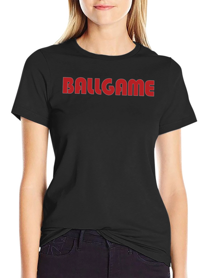 Camiseta Negra Hombre BALLGAME Estilo Casual