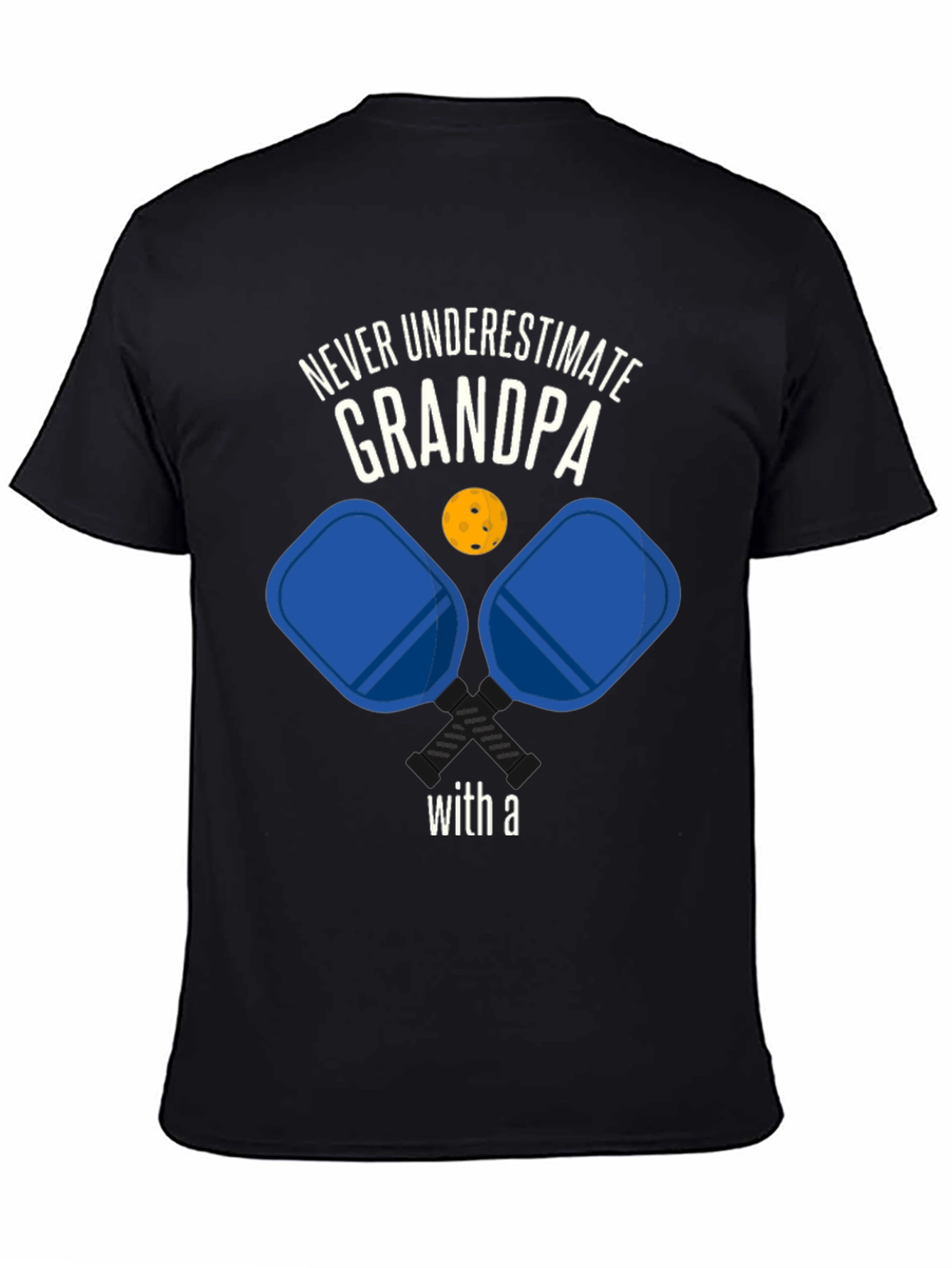 Camiseta de Abuelo Jugador de Pickleball