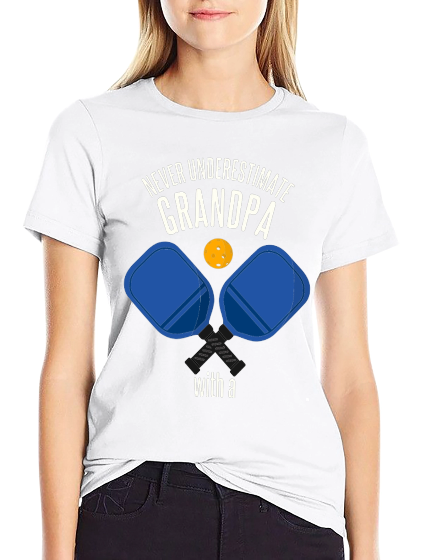 Camiseta de Abuelo Jugador de Pickleball