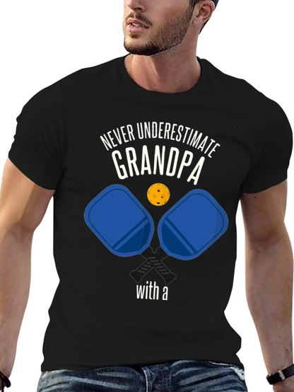 Camiseta de Abuelo Jugador de Pickleball