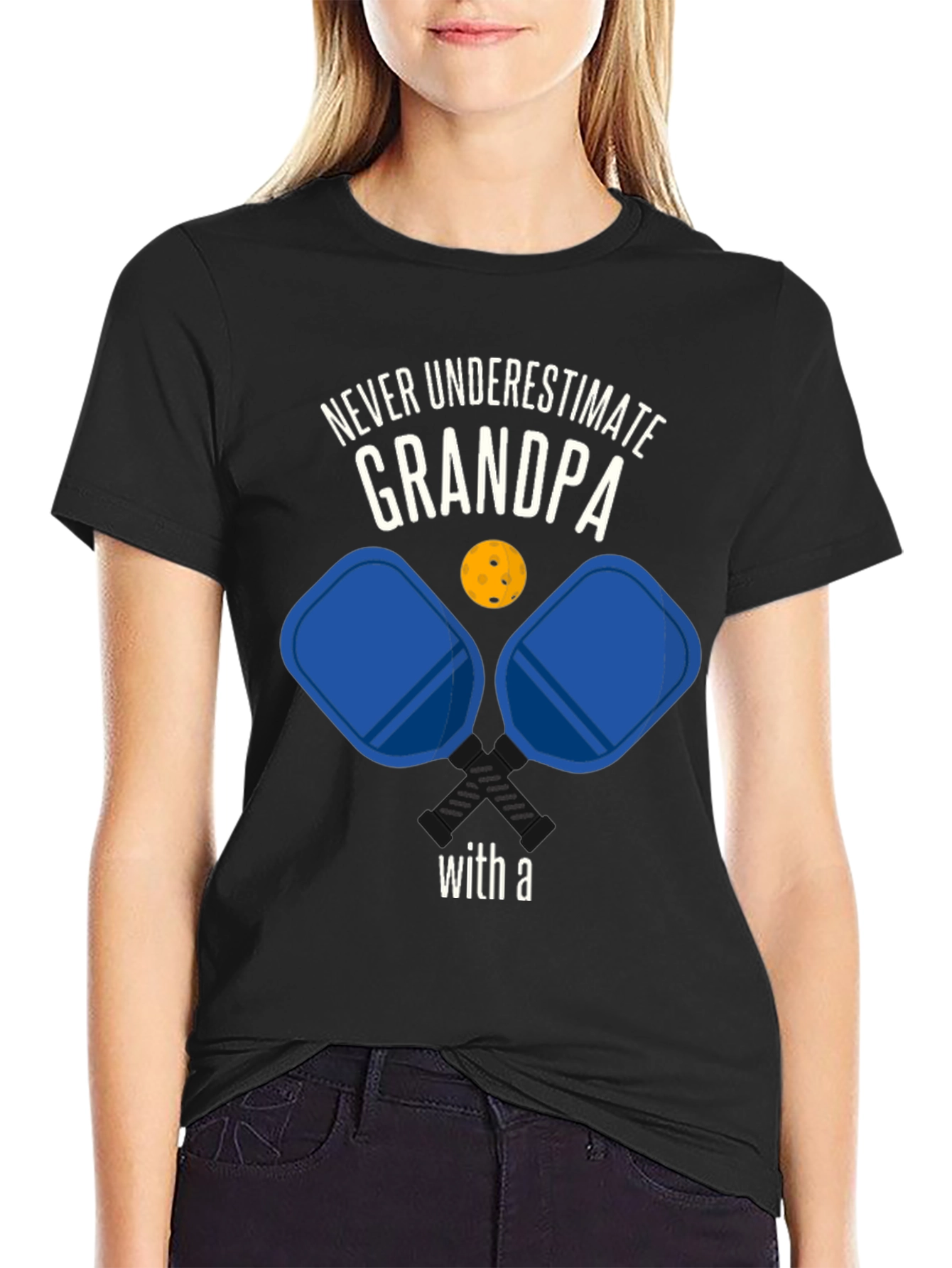 Camiseta de Abuelo Jugador de Pickleball