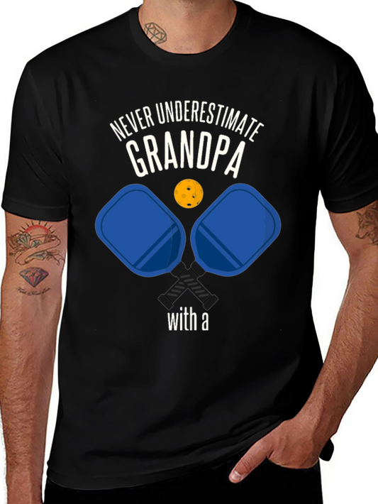 Camiseta de Abuelo Jugador de Pickleball