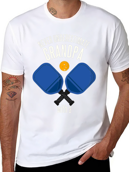 Camiseta de Abuelo Jugador de Pickleball