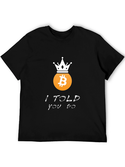 Camiseta Bitcoin Se los dije - Crypto King