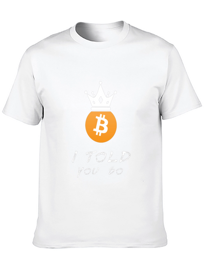 Camiseta Bitcoin Se los dije - Crypto King