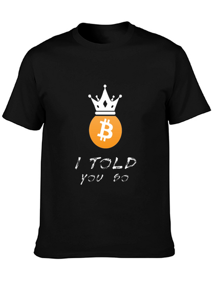 Camiseta Bitcoin Se los dije - Crypto King
