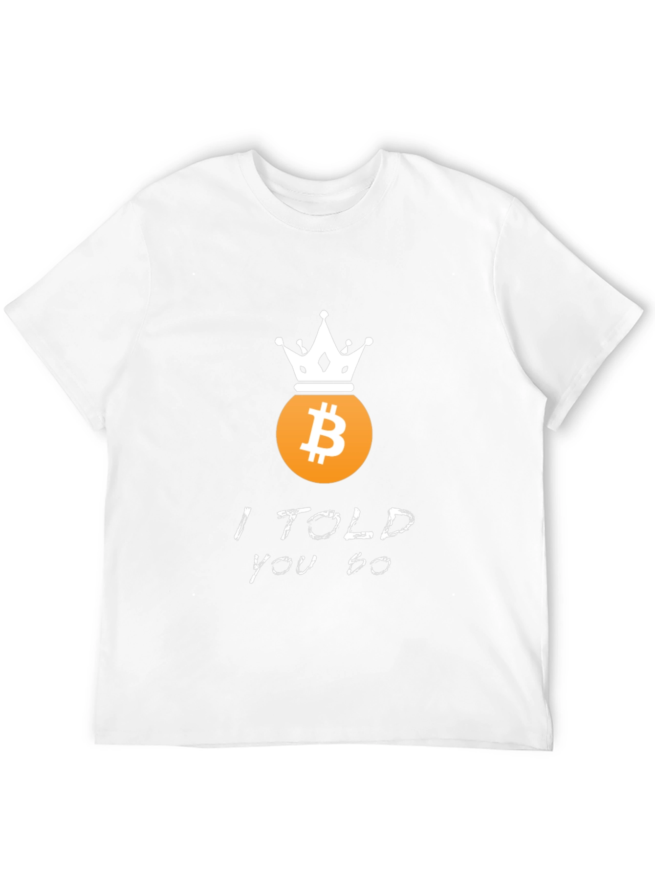 Camiseta Bitcoin Se los dije - Crypto King