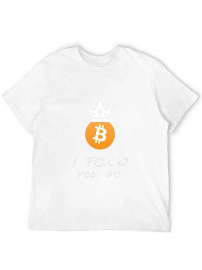 Camiseta Bitcoin Se los dije - Crypto King
