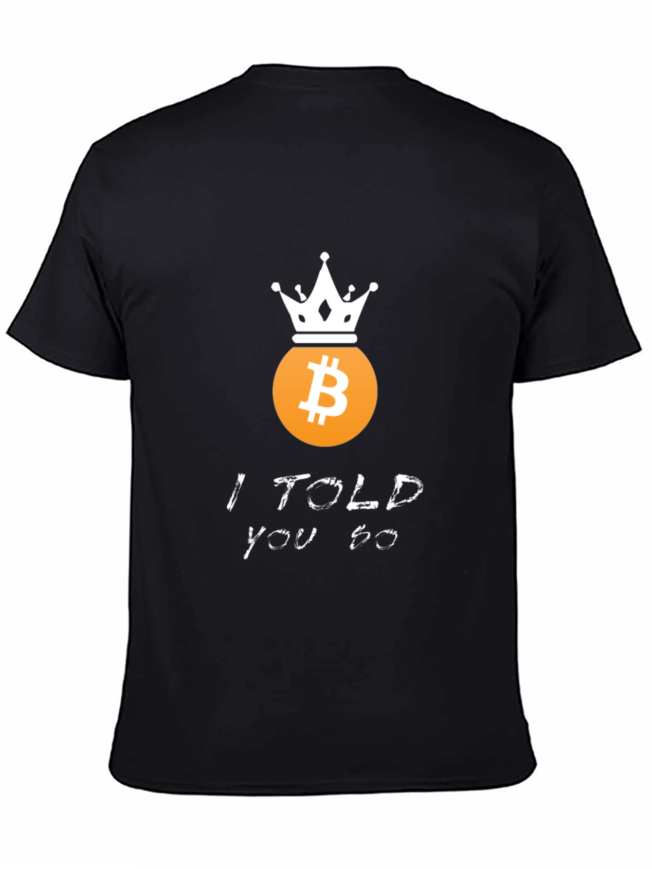 Camiseta Bitcoin Se los dije - Crypto King
