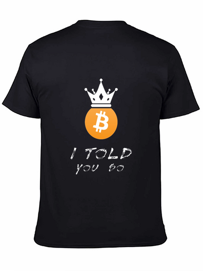Camiseta Bitcoin Se los dije - Crypto King