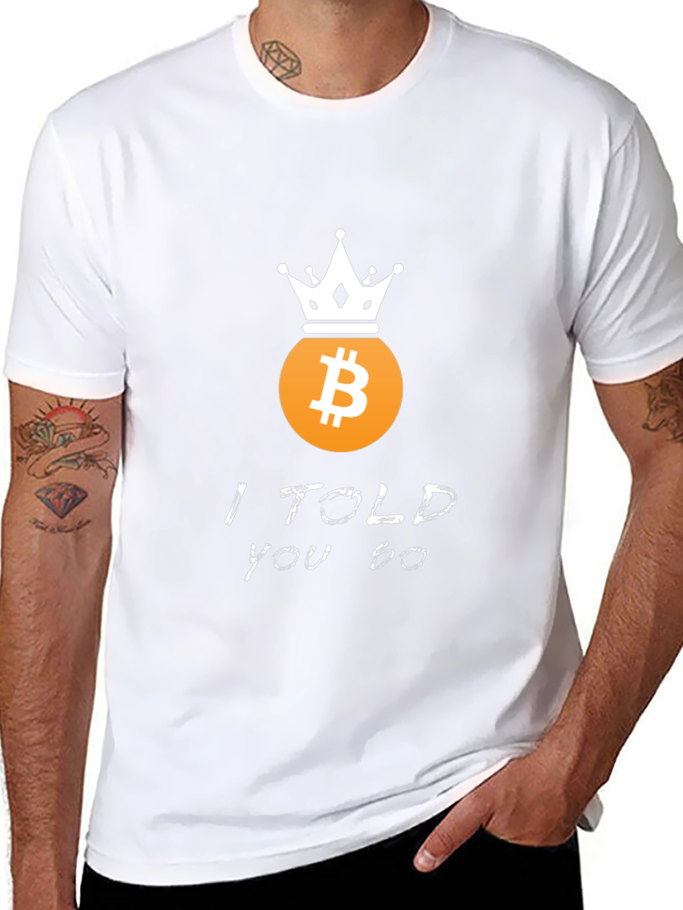 Camiseta Bitcoin Se los dije - Crypto King