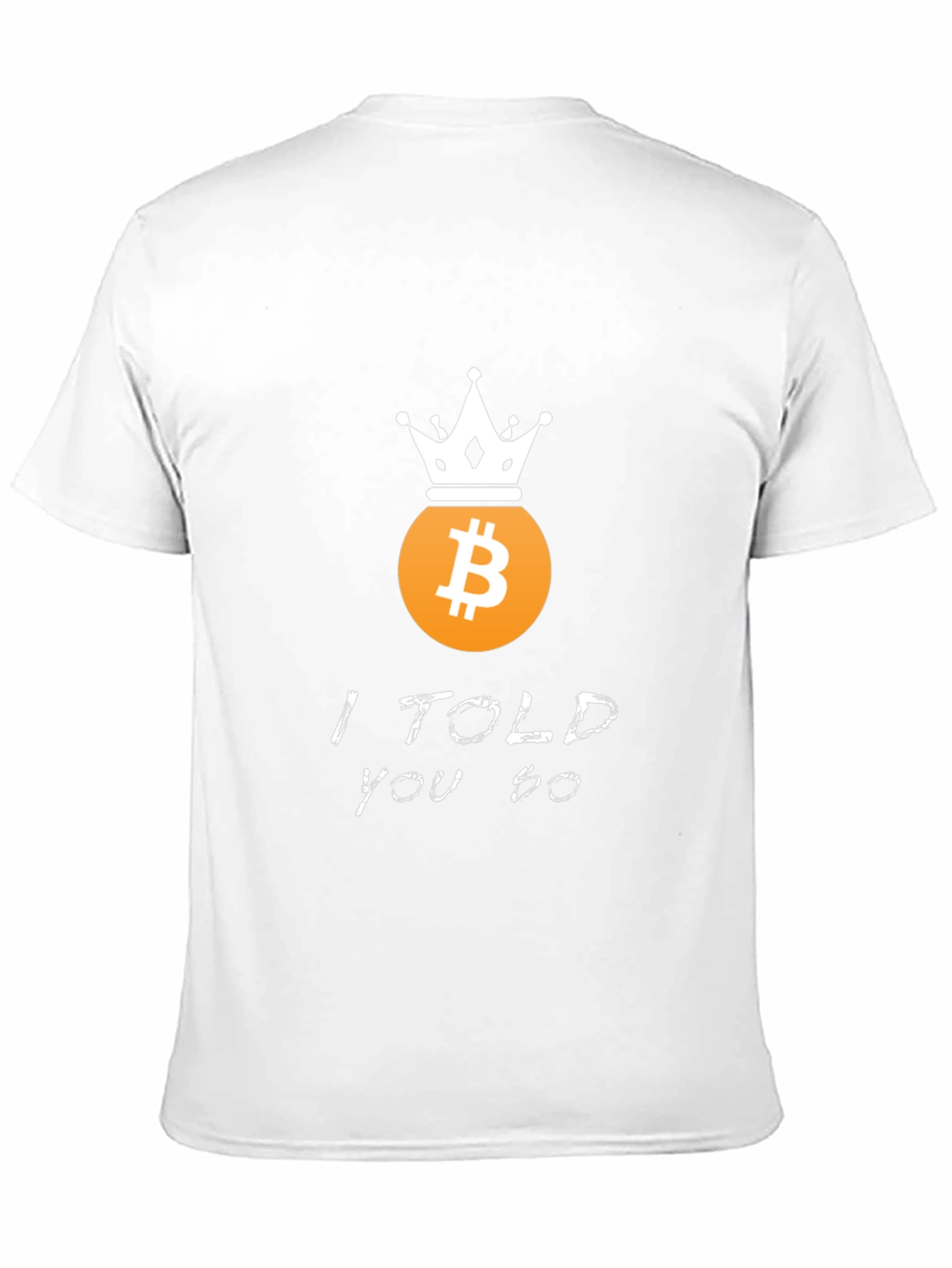 Camiseta Bitcoin Se los dije - Crypto King