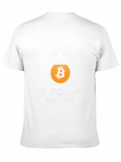 Camiseta Bitcoin Se los dije - Crypto King