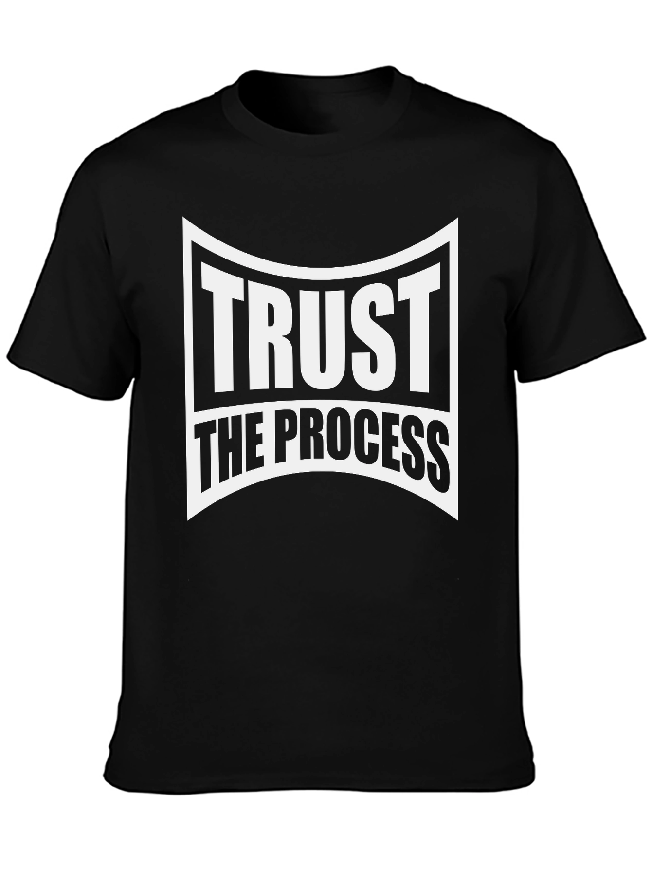 Camiseta Negra: Confía en el Proceso