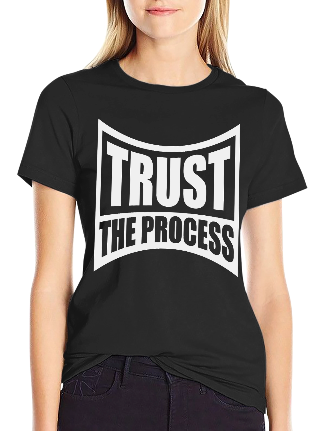 Camiseta Negra: Confía en el Proceso