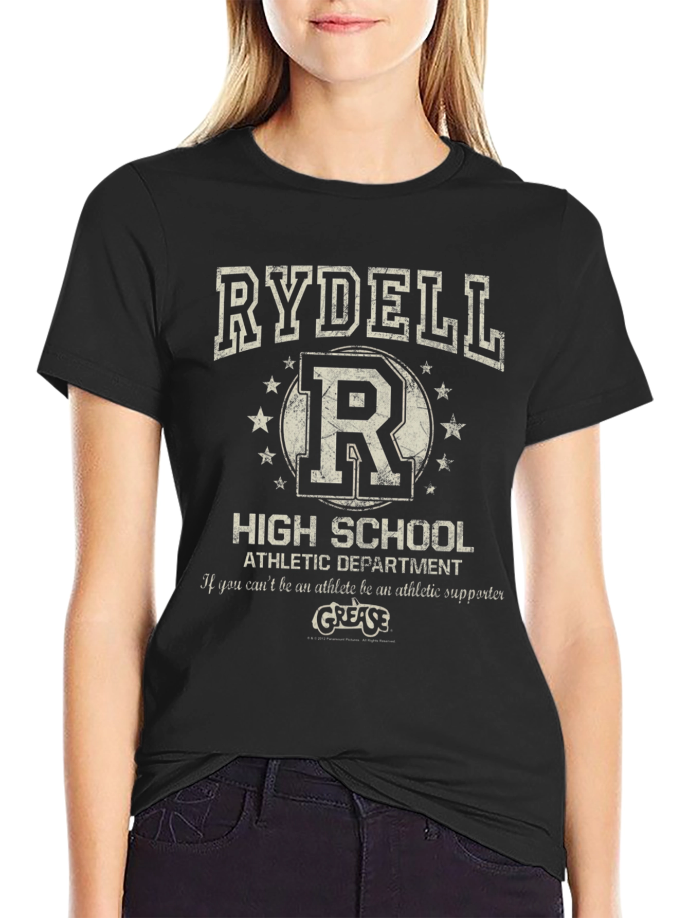 Camiseta Negra Rydell High School Grease