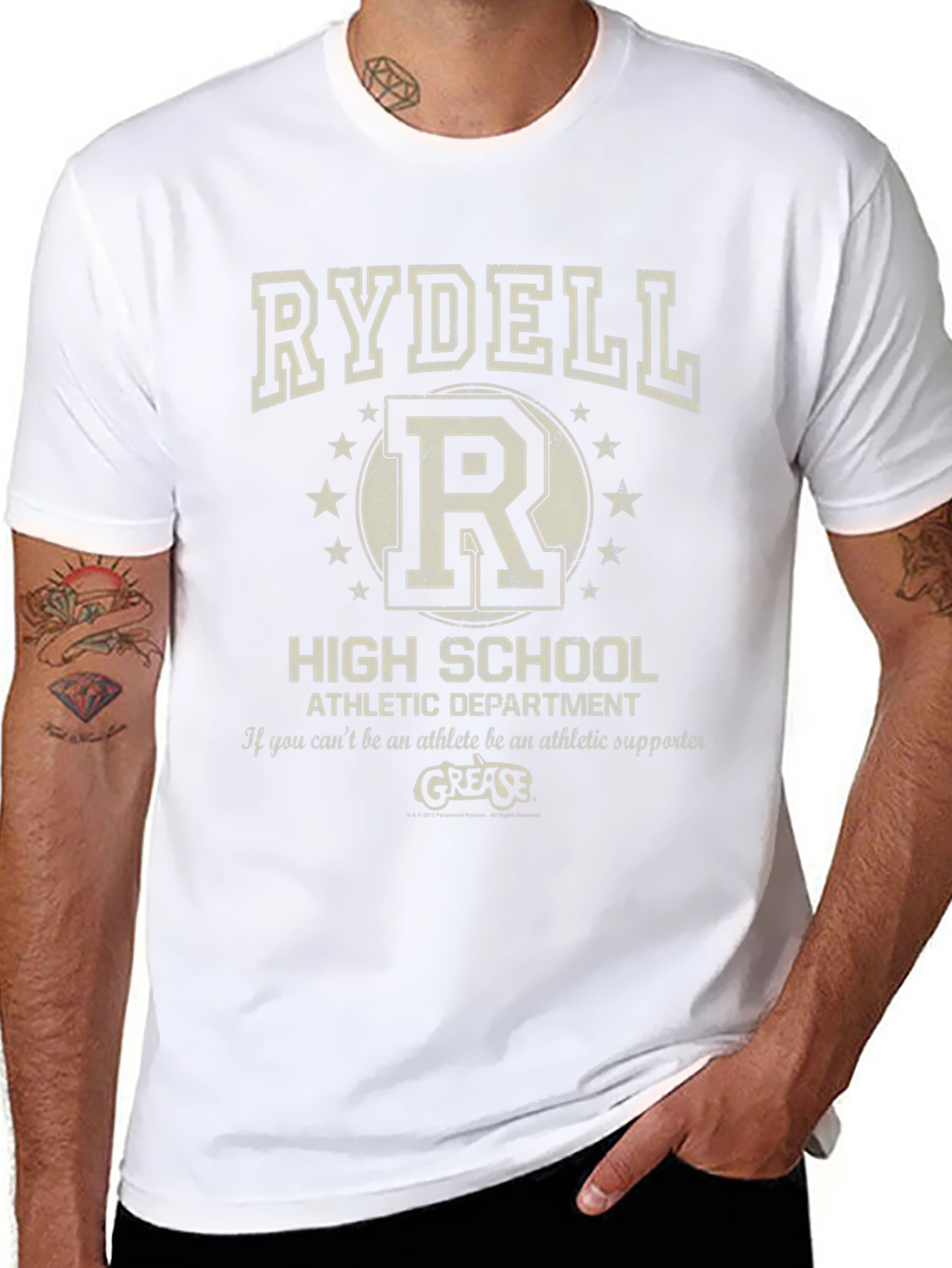 Camiseta Negra Rydell High School Grease