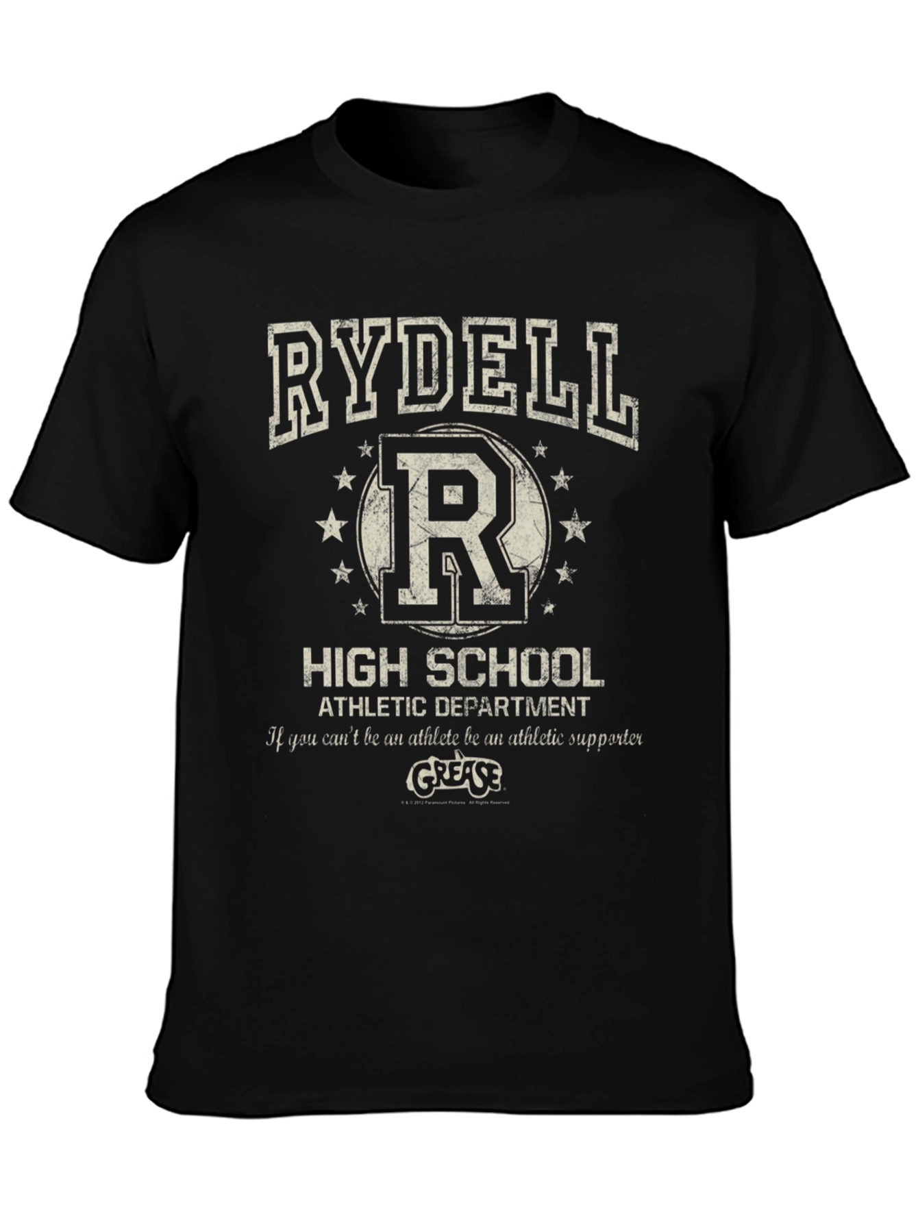 Camiseta Negra Rydell High School Grease