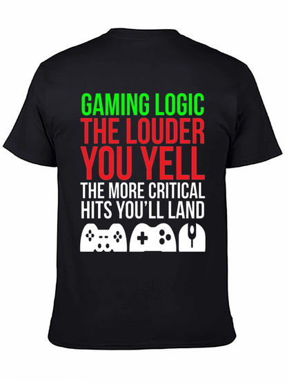 Camiseta Gamer: Lógica de Juego ¡Grita para Ganar!