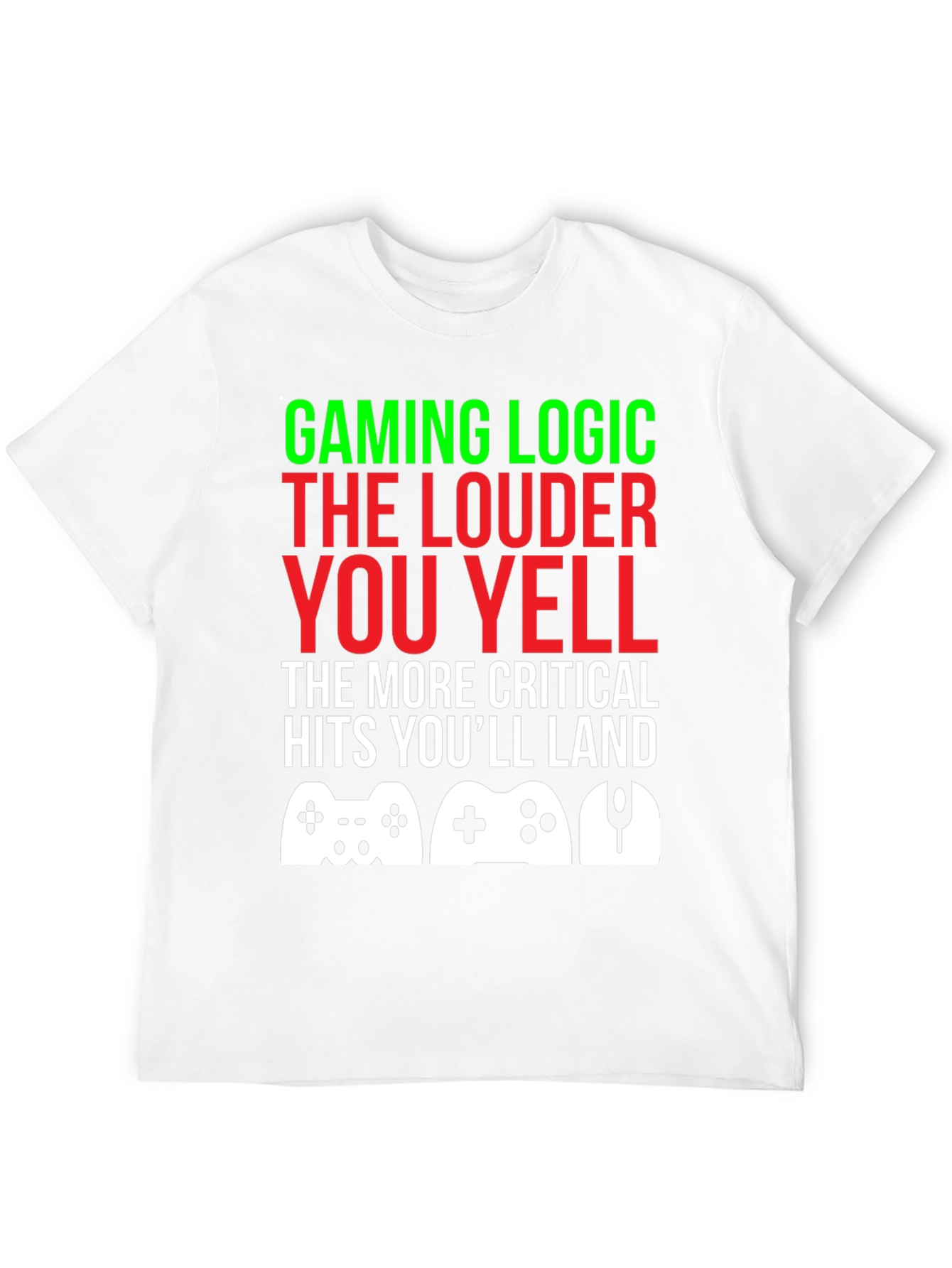 Camiseta Gamer: Lógica de Juego ¡Grita para Ganar!