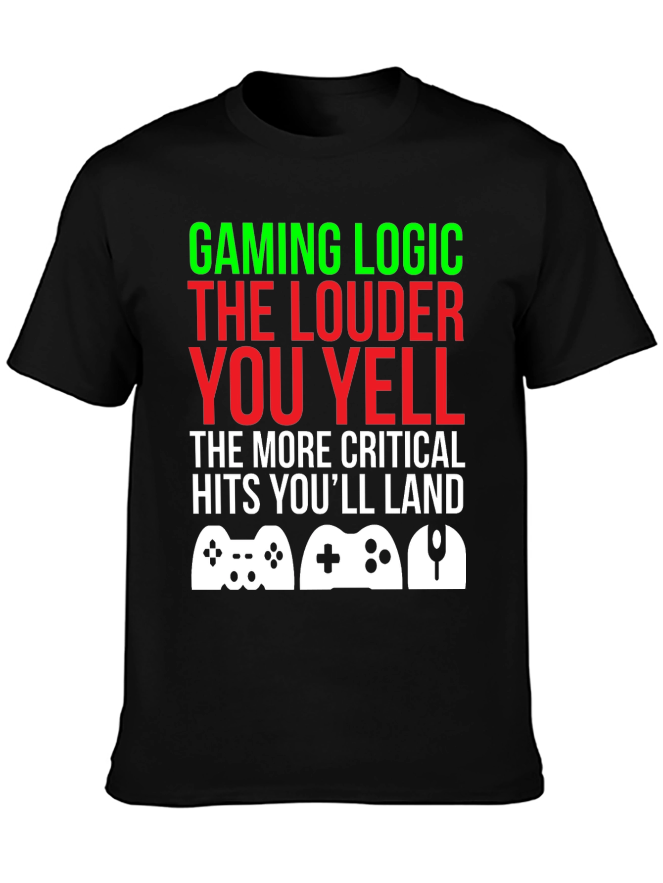 Camiseta Gamer: Lógica de Juego ¡Grita para Ganar!