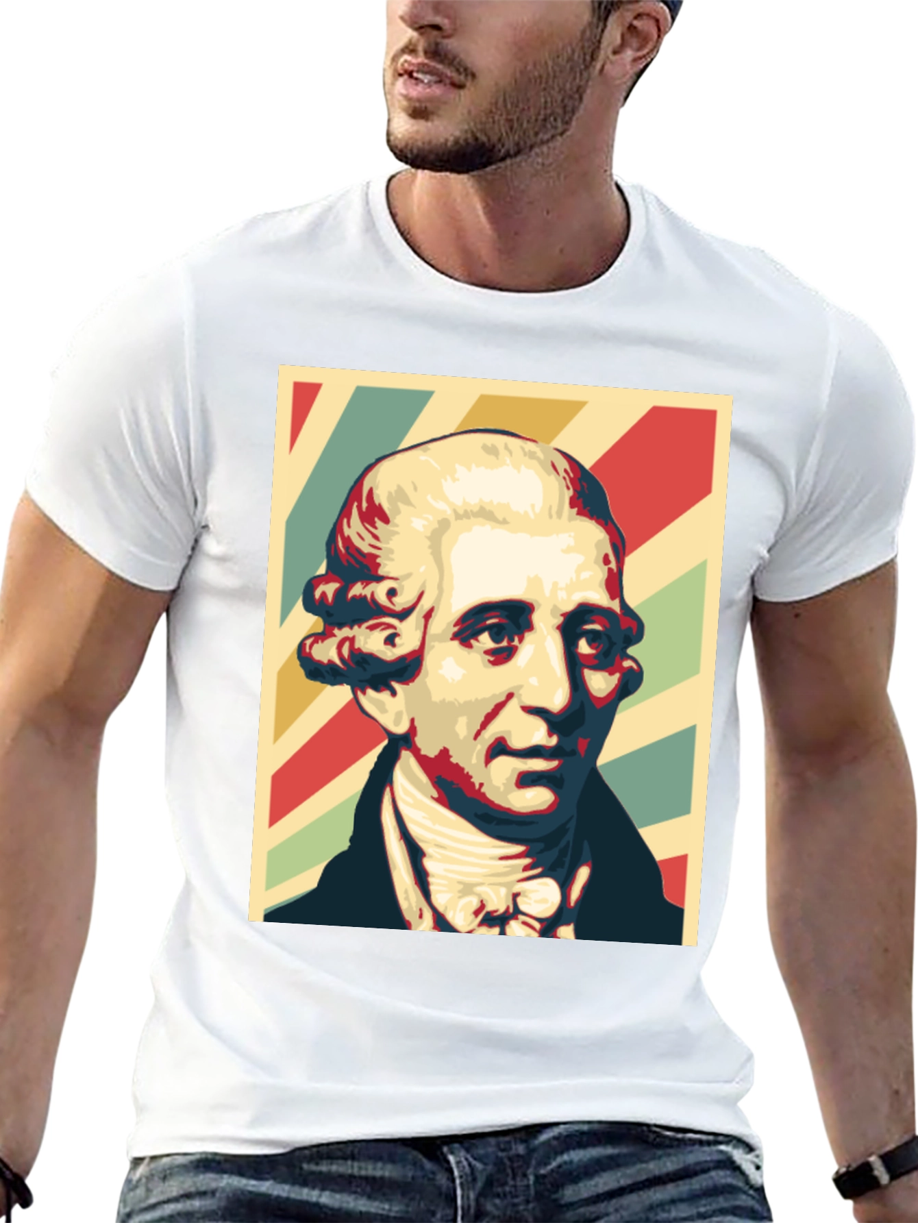 Camiseta Hombre Diseño Clásico Retro