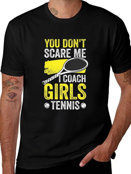 Camiseta Negra Coach Girls Tennis