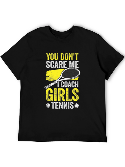 Camiseta Negra Coach Girls Tennis