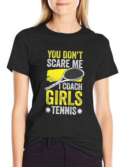 Camiseta Negra Coach Girls Tennis