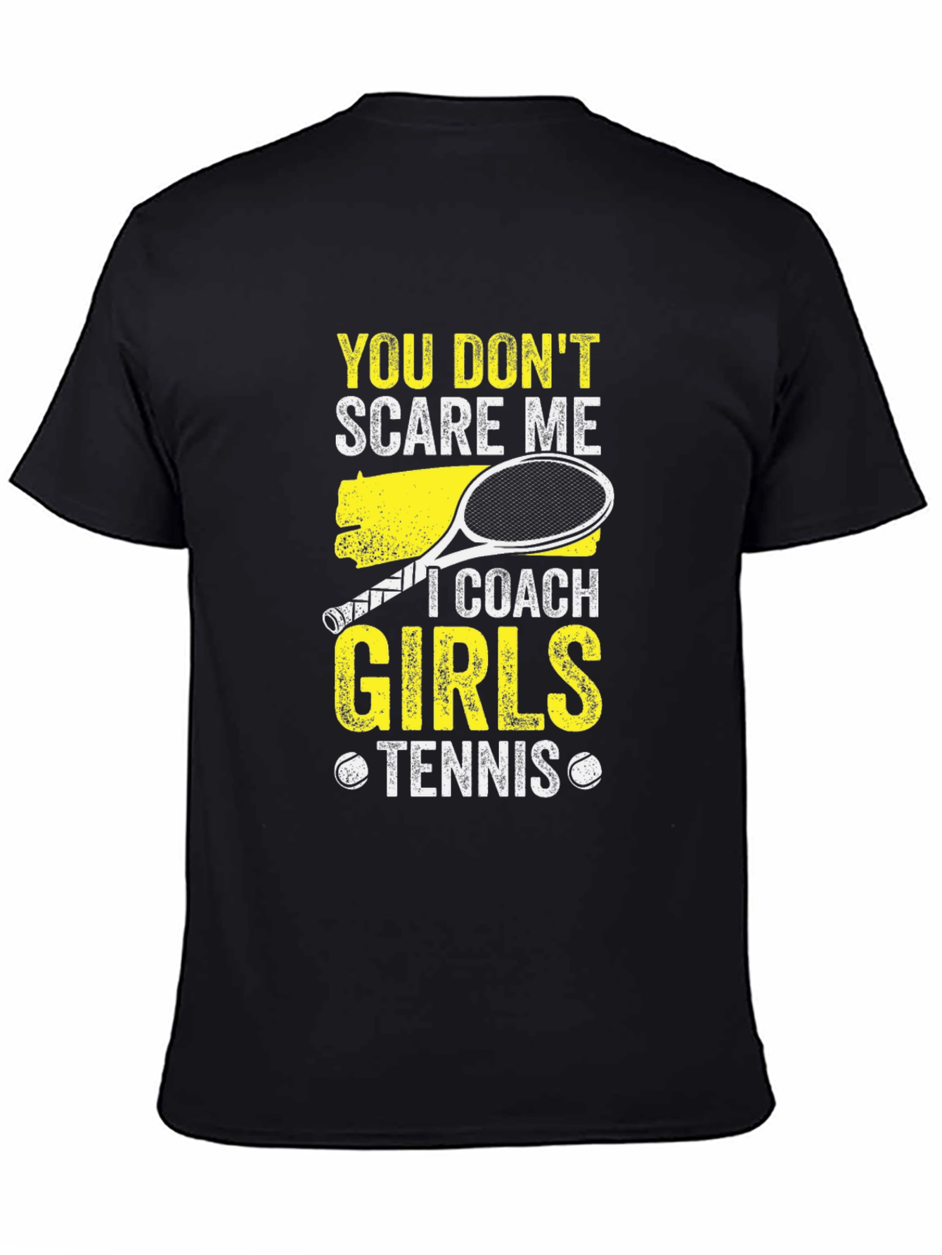 Camiseta Negra Coach Girls Tennis