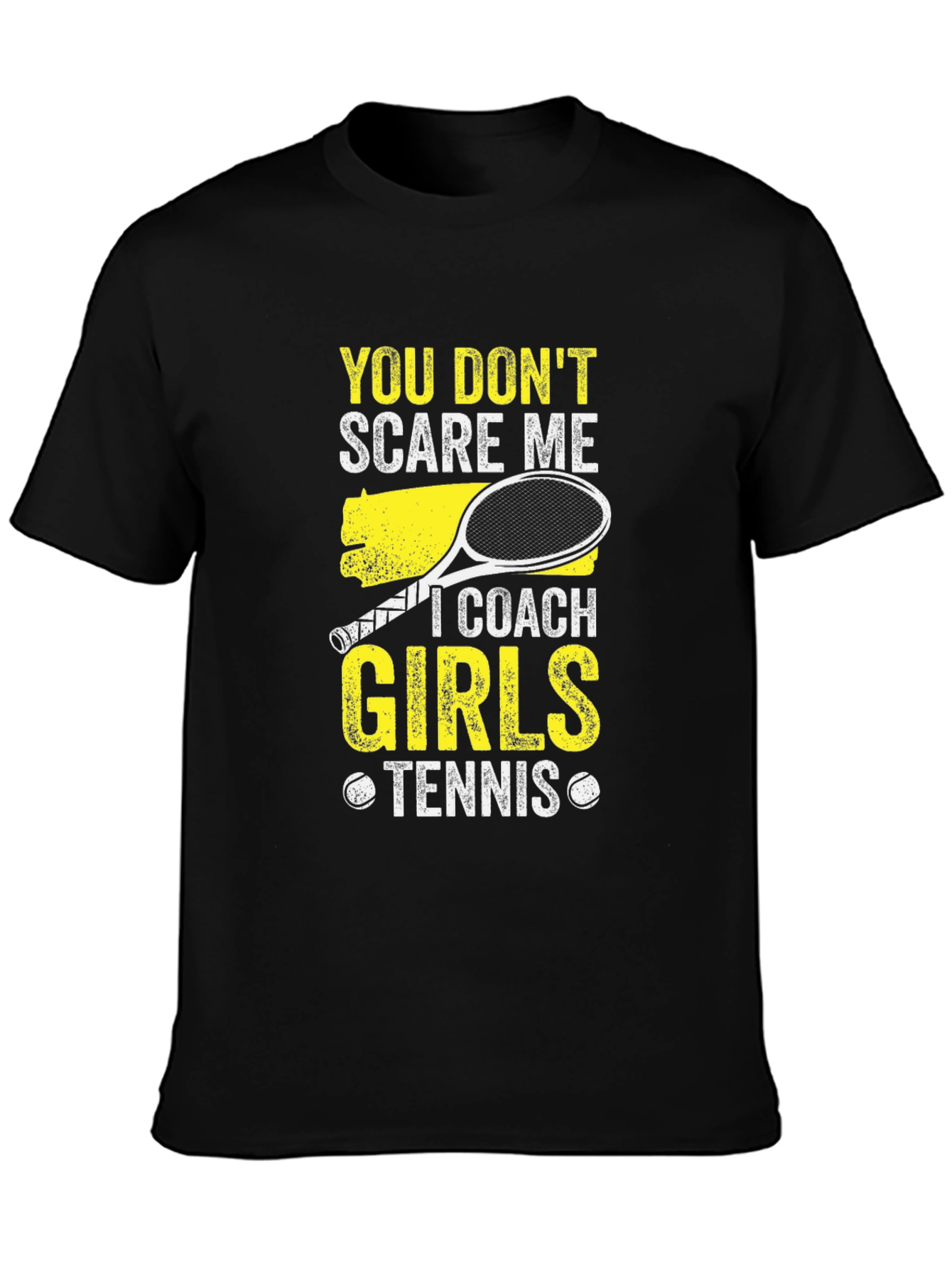 Camiseta Negra Coach Girls Tennis