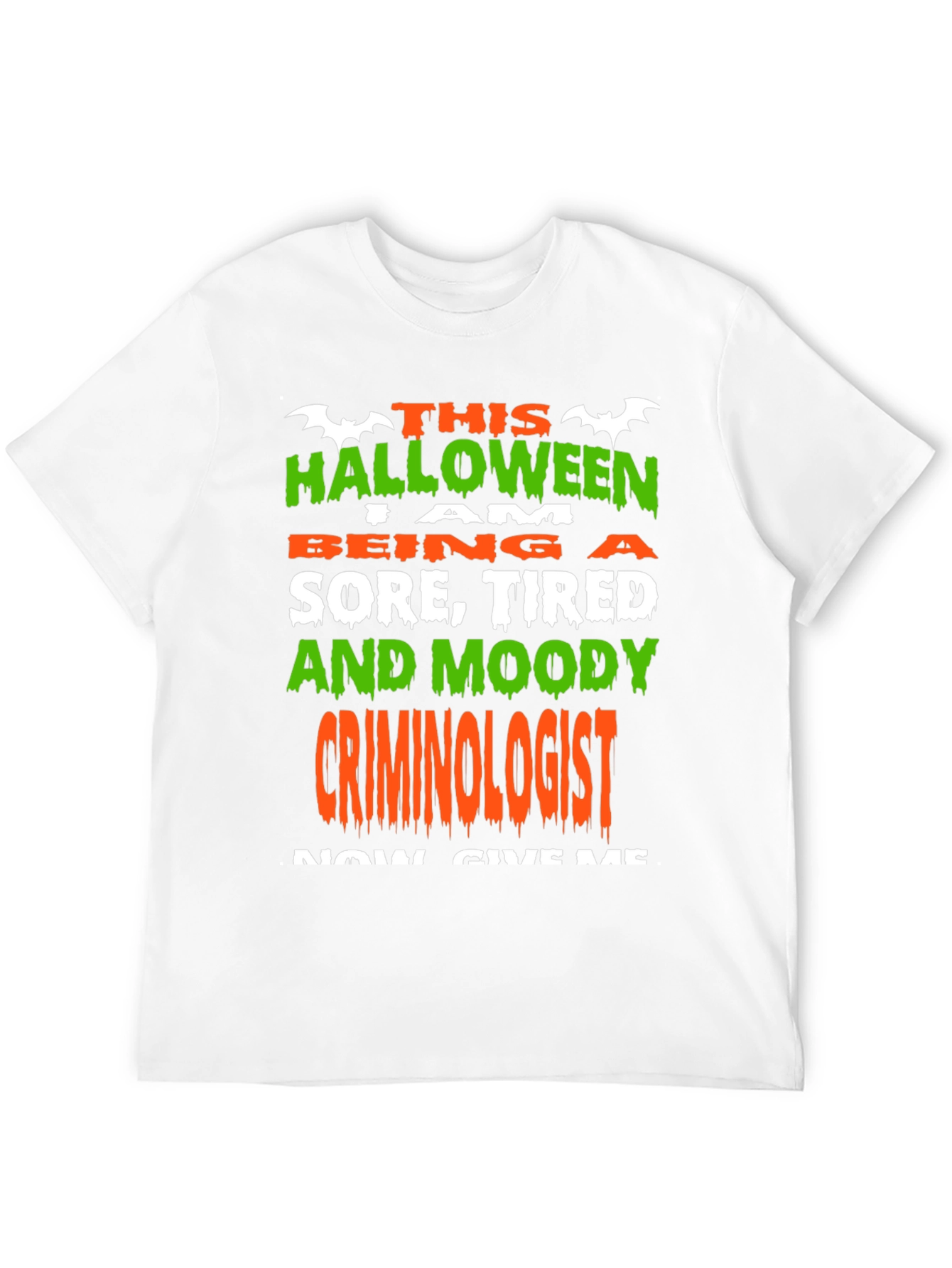 Camiseta Halloween Criminólogo Divertida