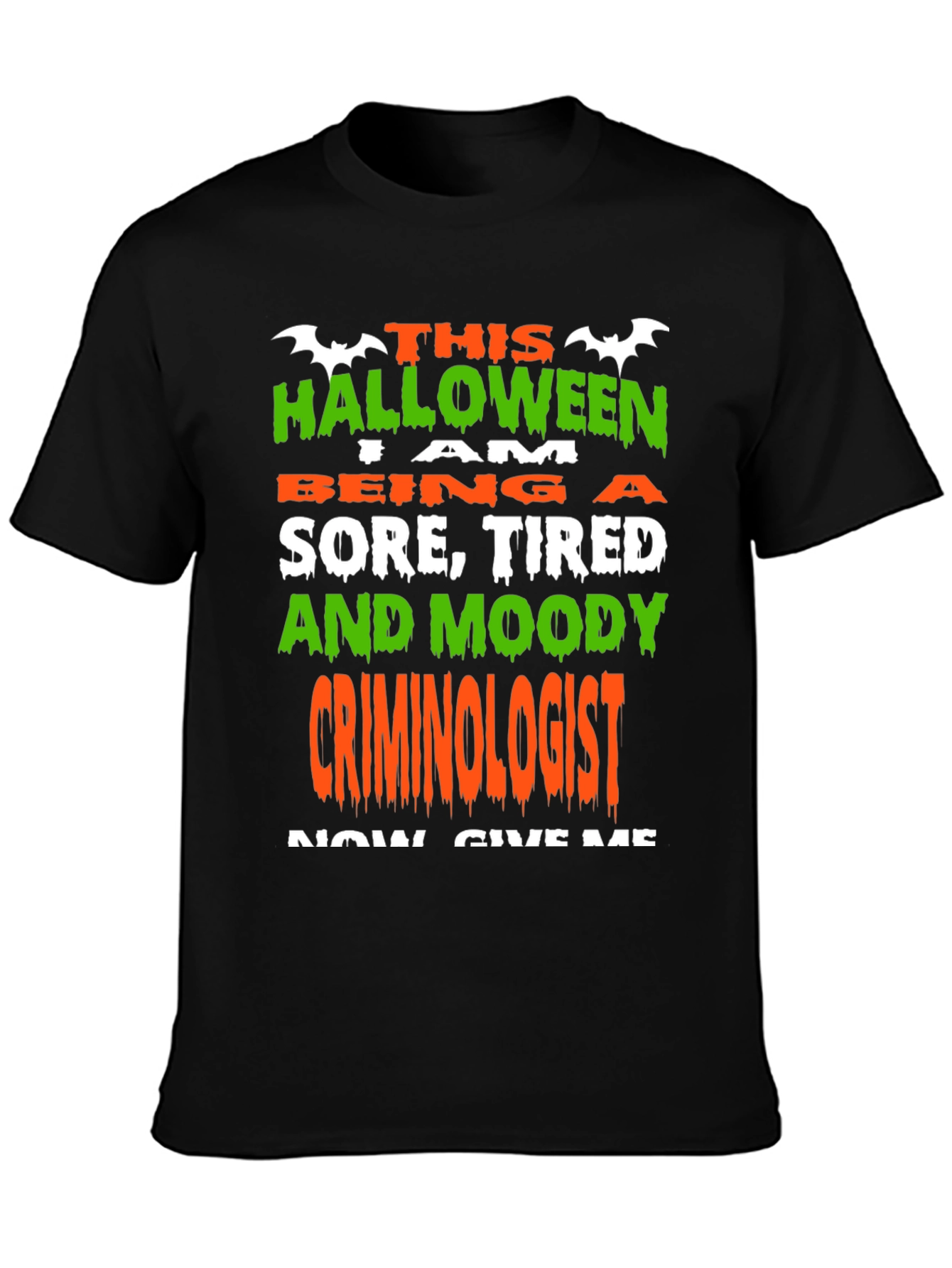 Camiseta Halloween Criminólogo Divertida