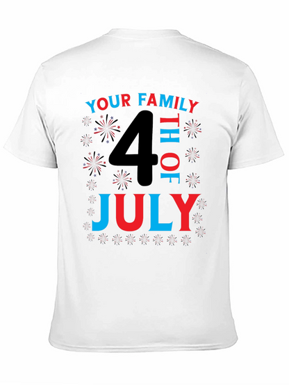 Camiseta Familiar del 4 de Julio - Diseño Patriótico