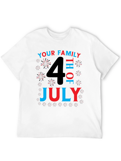 Camiseta Familiar del 4 de Julio - Diseño Patriótico