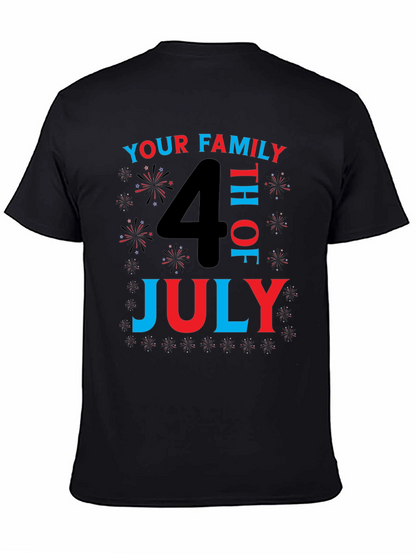 Camiseta Familiar del 4 de Julio - Diseño Patriótico