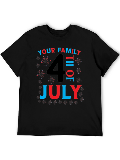 Camiseta Familiar del 4 de Julio - Diseño Patriótico