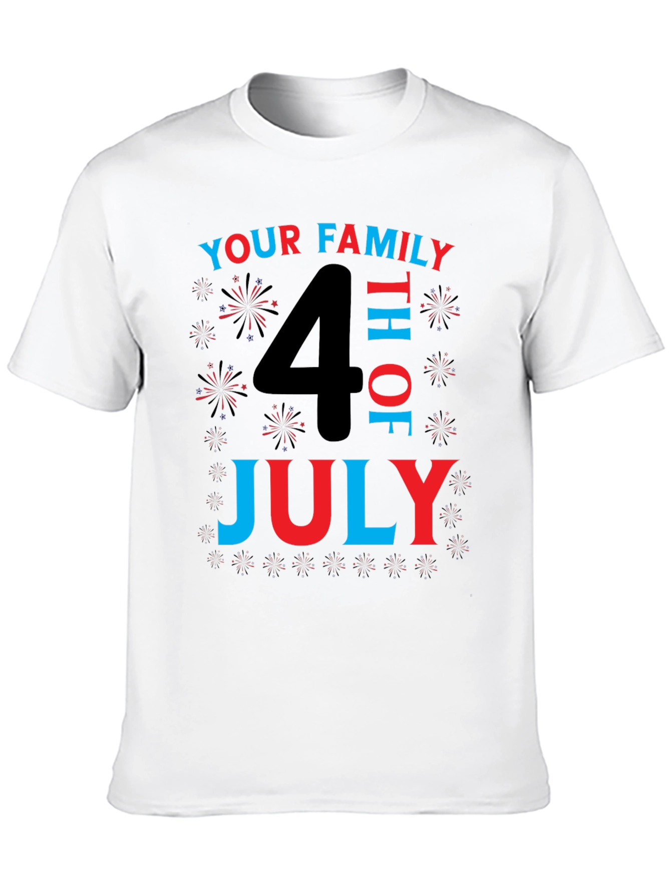Camiseta Familiar del 4 de Julio - Diseño Patriótico