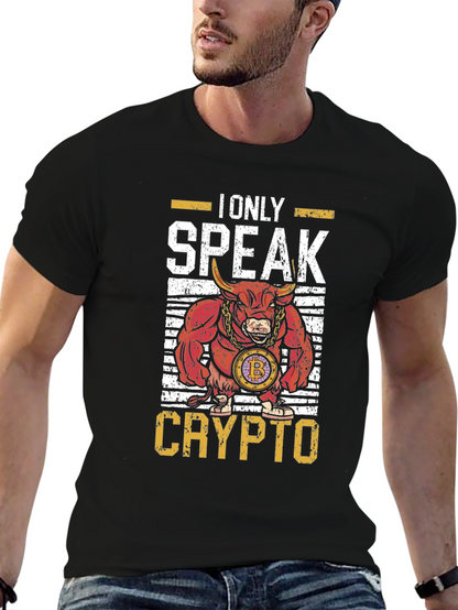 Camiseta I Only Speak Crypto