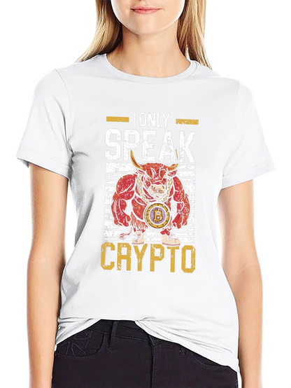 Camiseta I Only Speak Crypto
