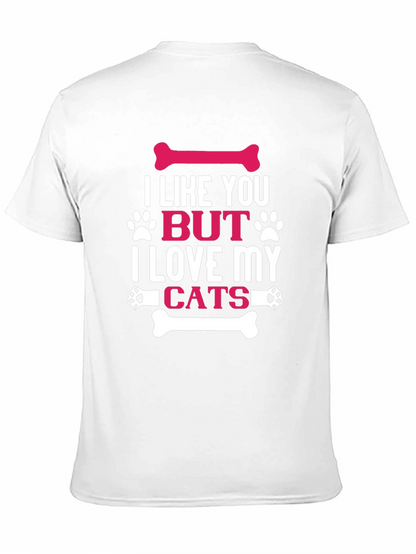 Camiseta Negra I Love My Cats