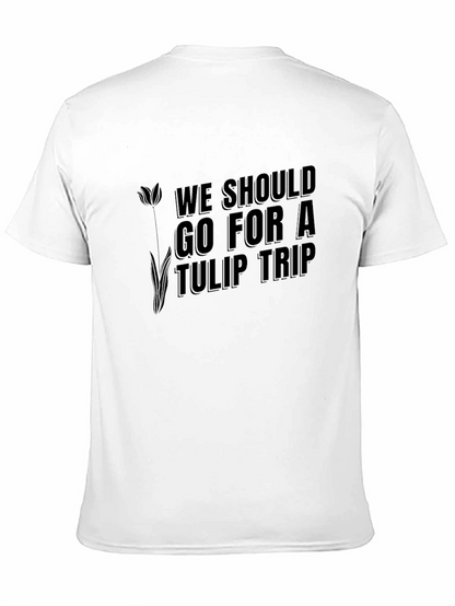 Camiseta Negra Tulip Trip