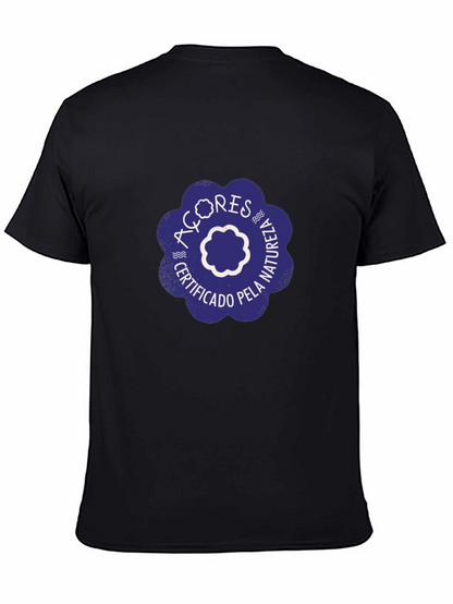 Camiseta Negra Azores Certificado Pela Natureza