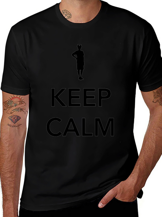 Camiseta Negra Hombre - Keep Calm