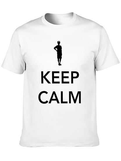 Camiseta Negra Hombre - Keep Calm