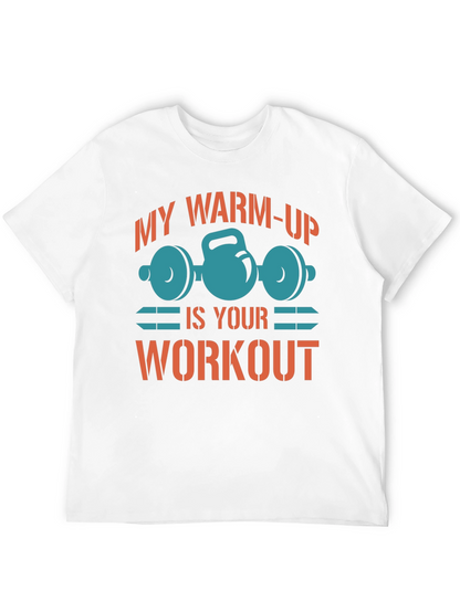Camiseta Negra Gym Mi Calentamiento