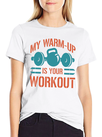 Camiseta Negra Gym Mi Calentamiento