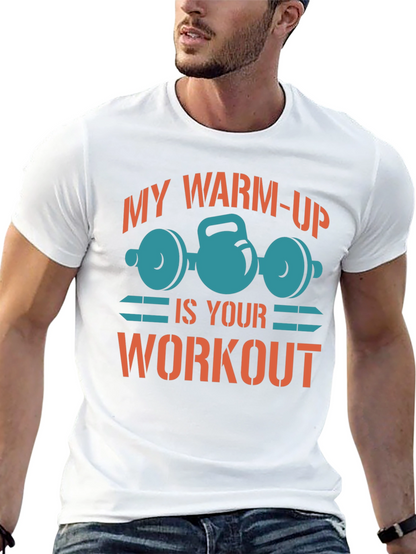 Camiseta Negra Gym Mi Calentamiento